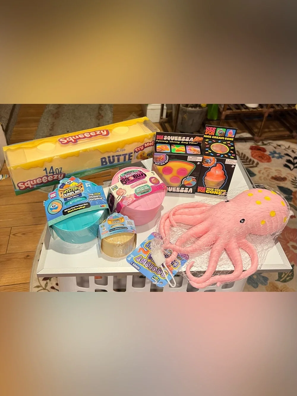 Premium 7pc Viral Fidget Squishy Lot NeeDoh RMS Butter